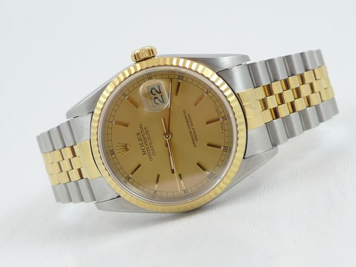 Rolex Datejust G/S fra 1997 komplet