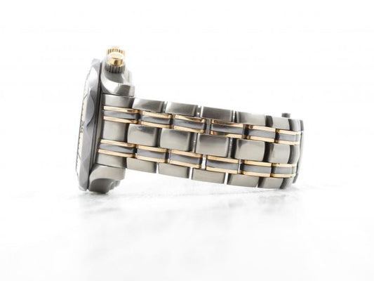 Omega Seamaster Chrono titan/guld