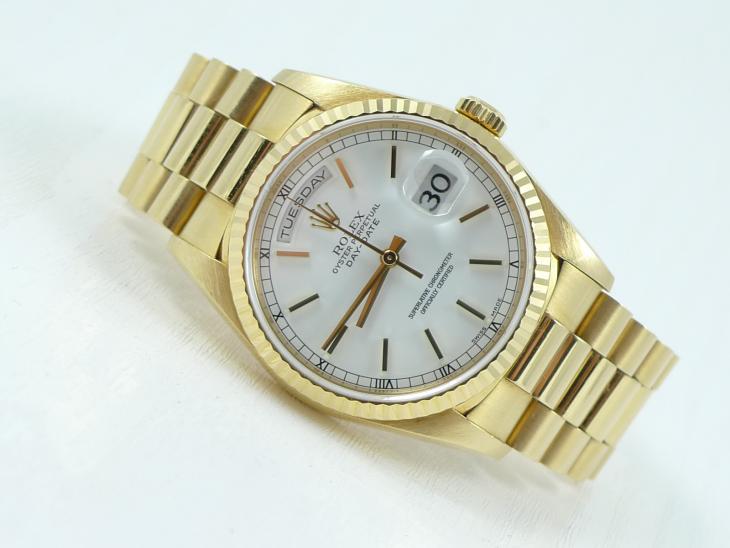 Rolex Day Date 18K med B&P