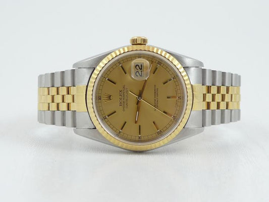 Rolex Datejust G/S fra 1997 komplet