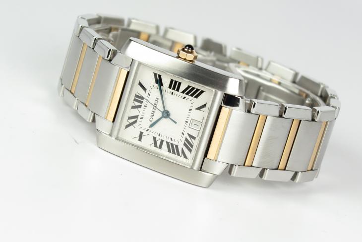 Cartier Tank Francaise G/S