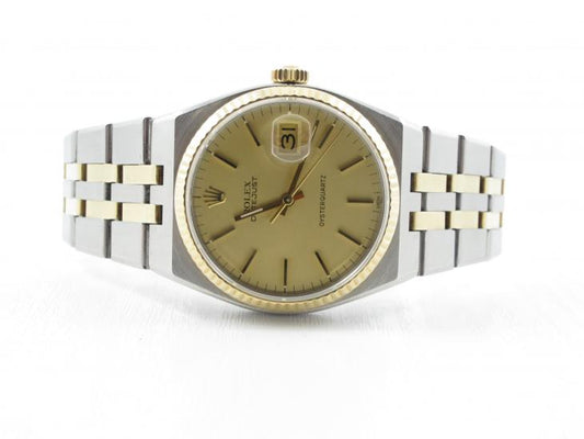 Rolex Oysterquartz G/S med B&P