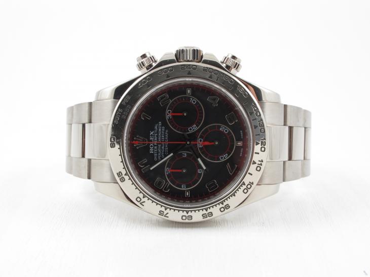 Rolex Daytona 18K WG på lænke