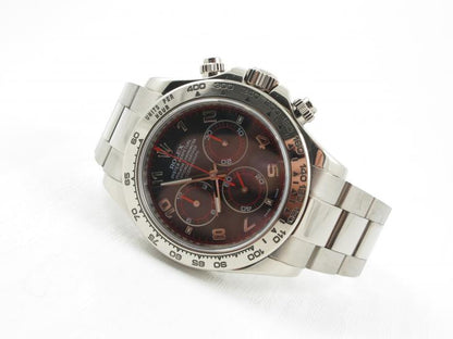 Rolex Daytona 18K WG på lænke