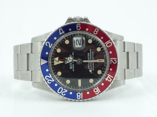 Vintage Rolex GMT 1675 med B&P