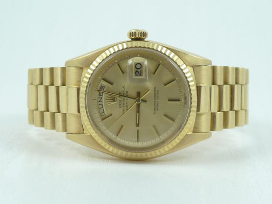 Vintage Rolex18K med B&P